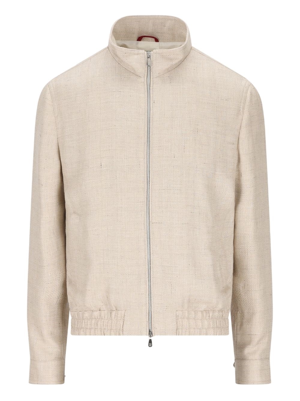 Brunello Cucinelli Silk Blend Blouson Jacket