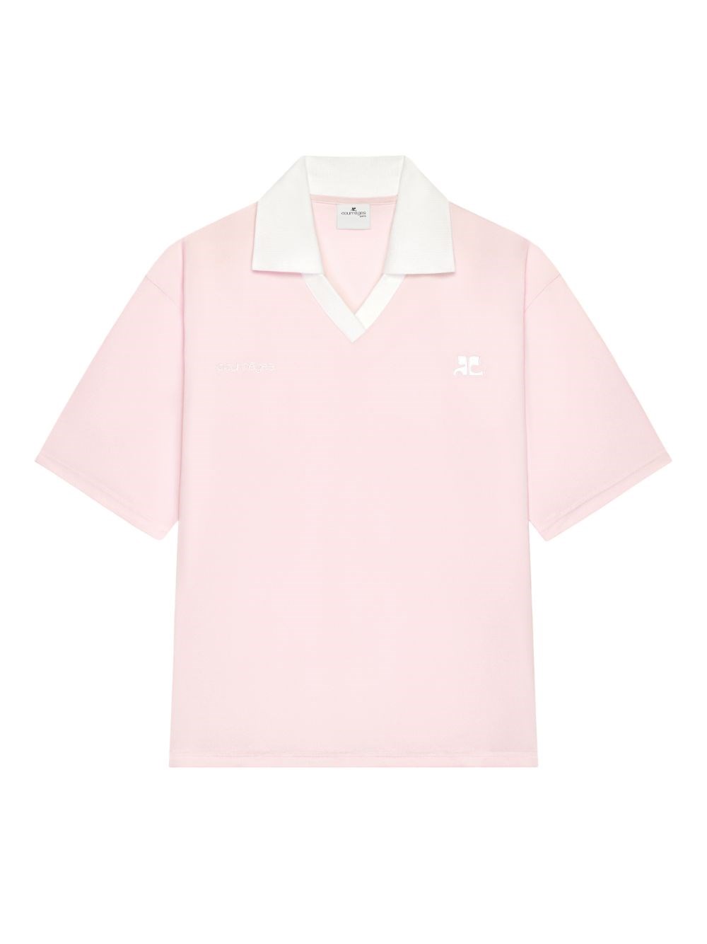 COURRÈGES Logo Oversize Polo Shirt