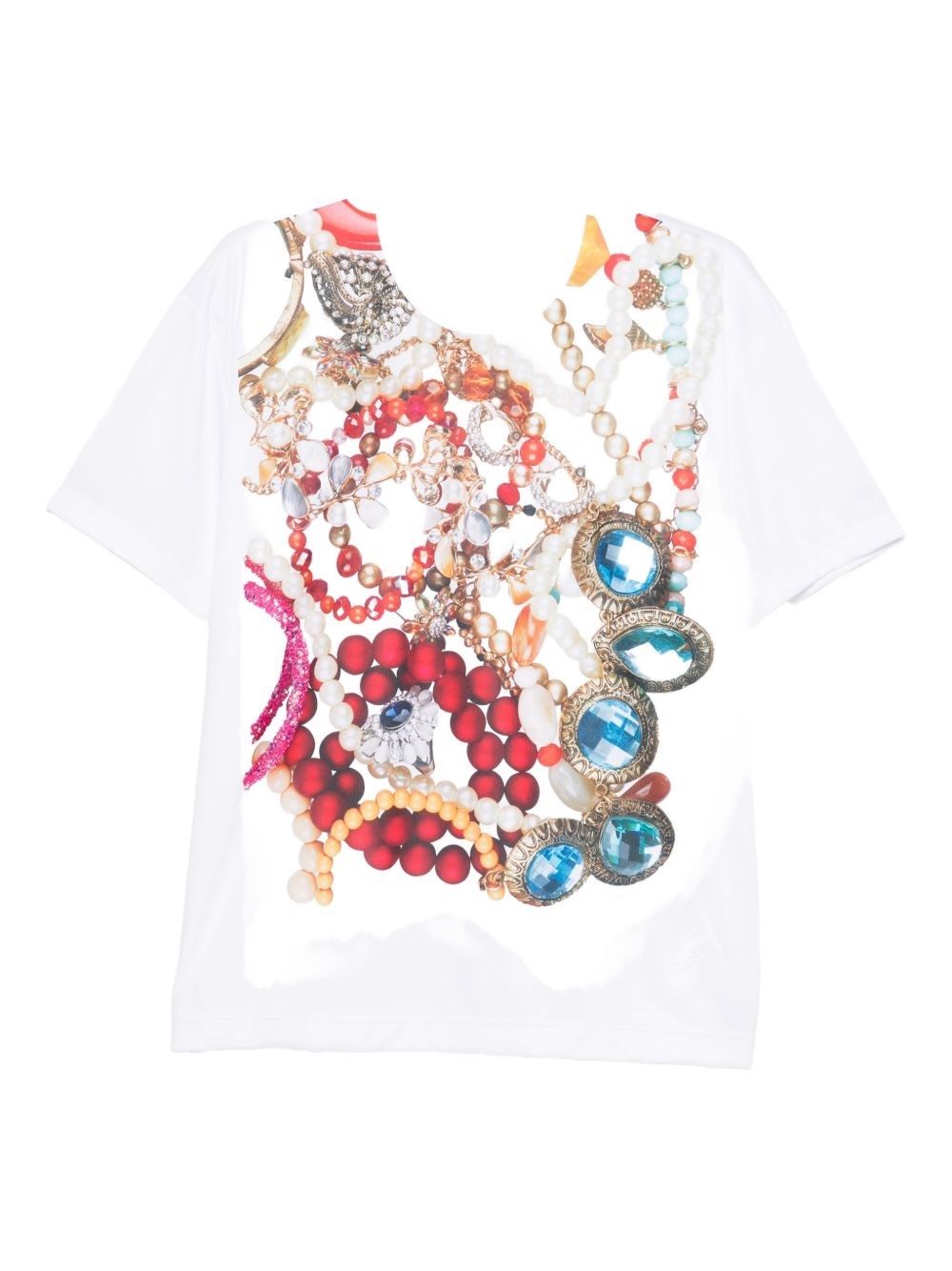 Comme Des Garçons Comme Des Ga Printed T-shirt In White