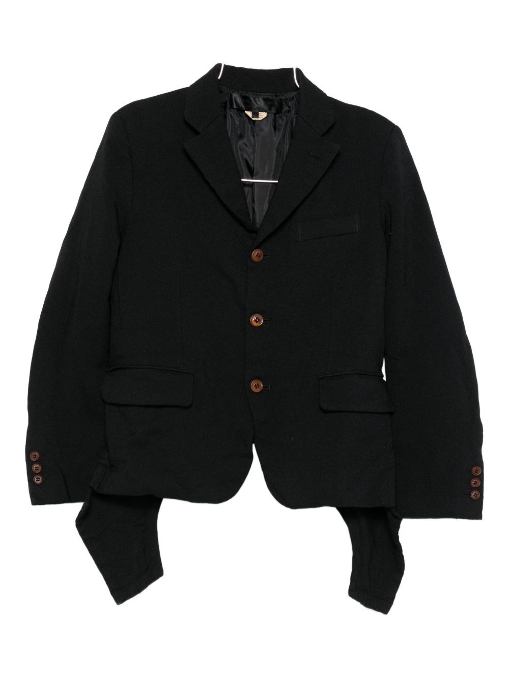 Comme Des Garçons Comme Des Ga Single-breasted Jacket In Black