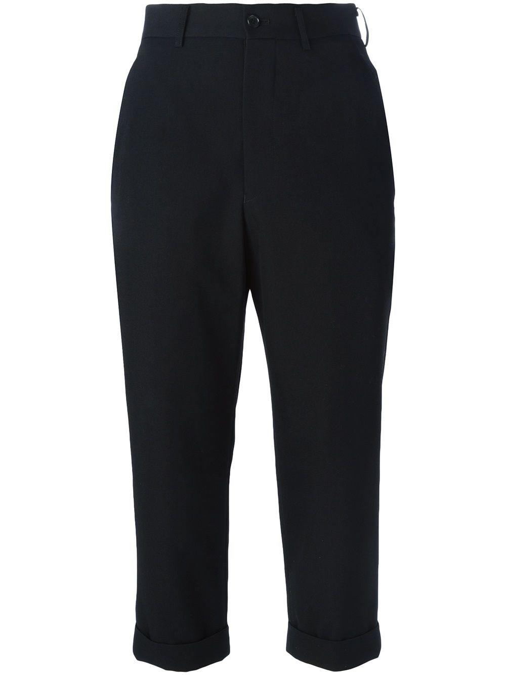 Comme Des Garçons Comme Des Ga Cropped Trousers In Black