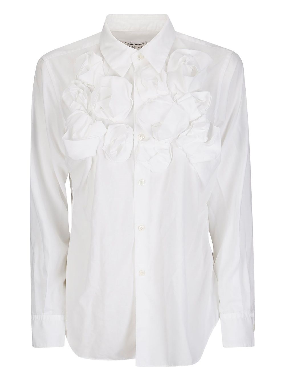 Comme Des Garçons Comme Des Ga Tapered Shirt In White
