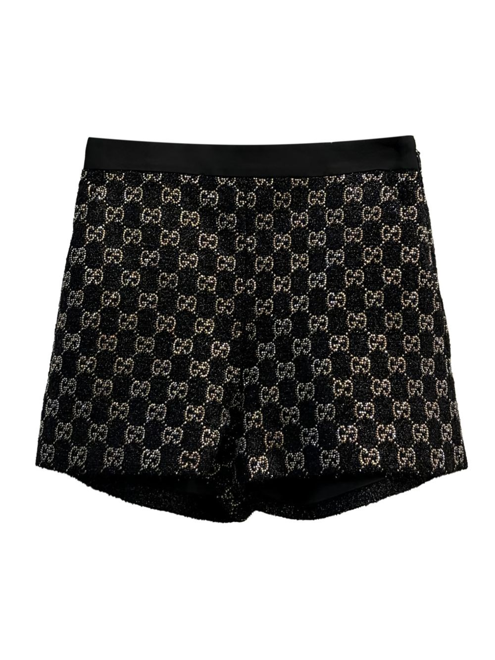 Gucci Wool Lamé Shorts