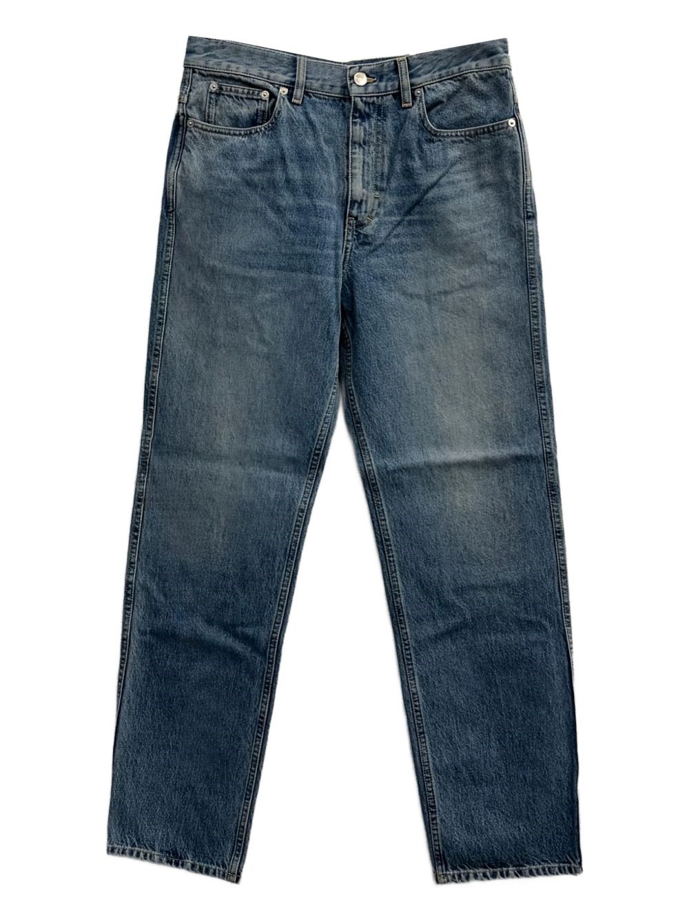 Gucci Straight-Leg Denim Jeans — Blue