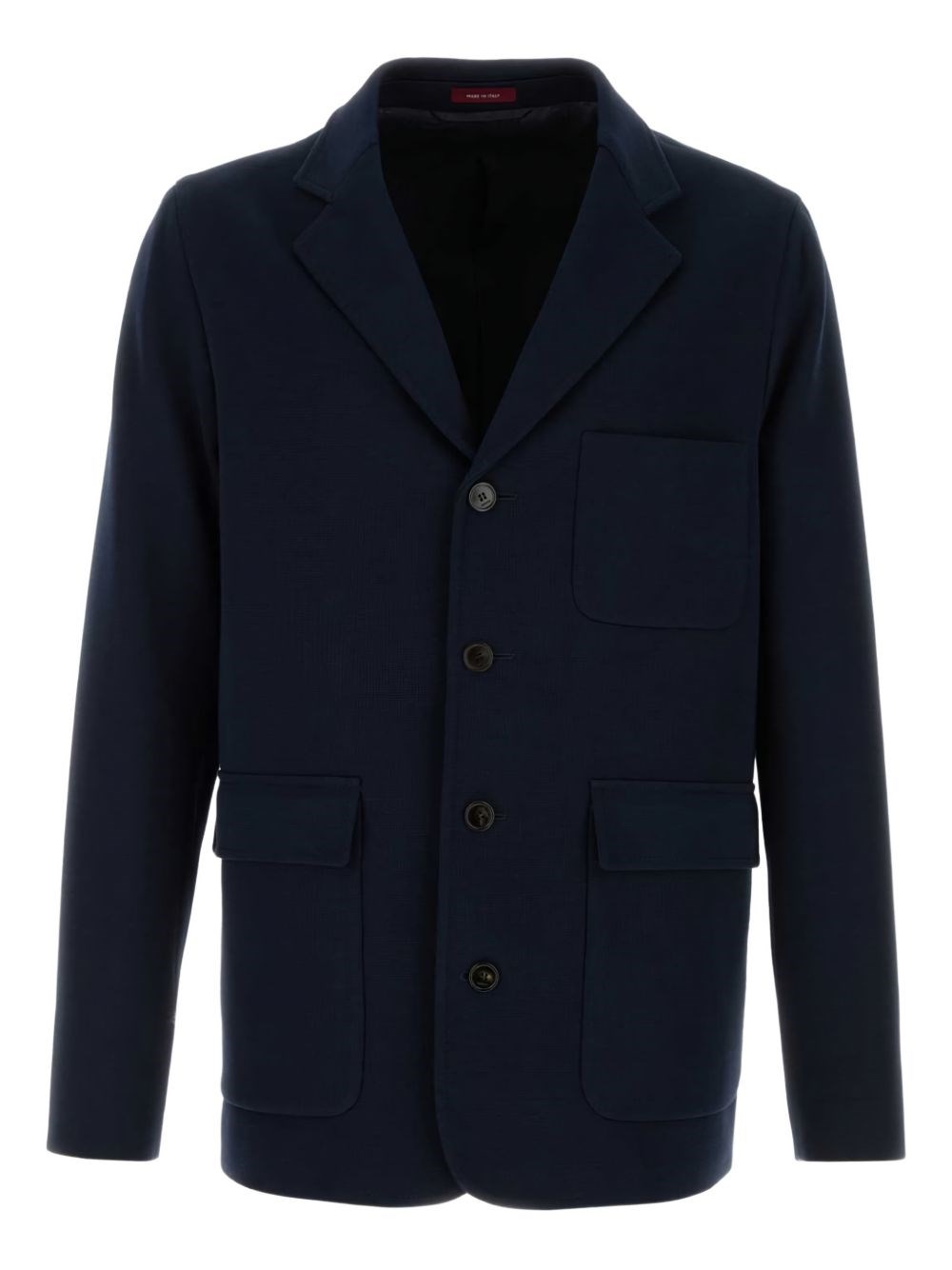 Gucci Single-Breasted Cotton Jersey Jacket