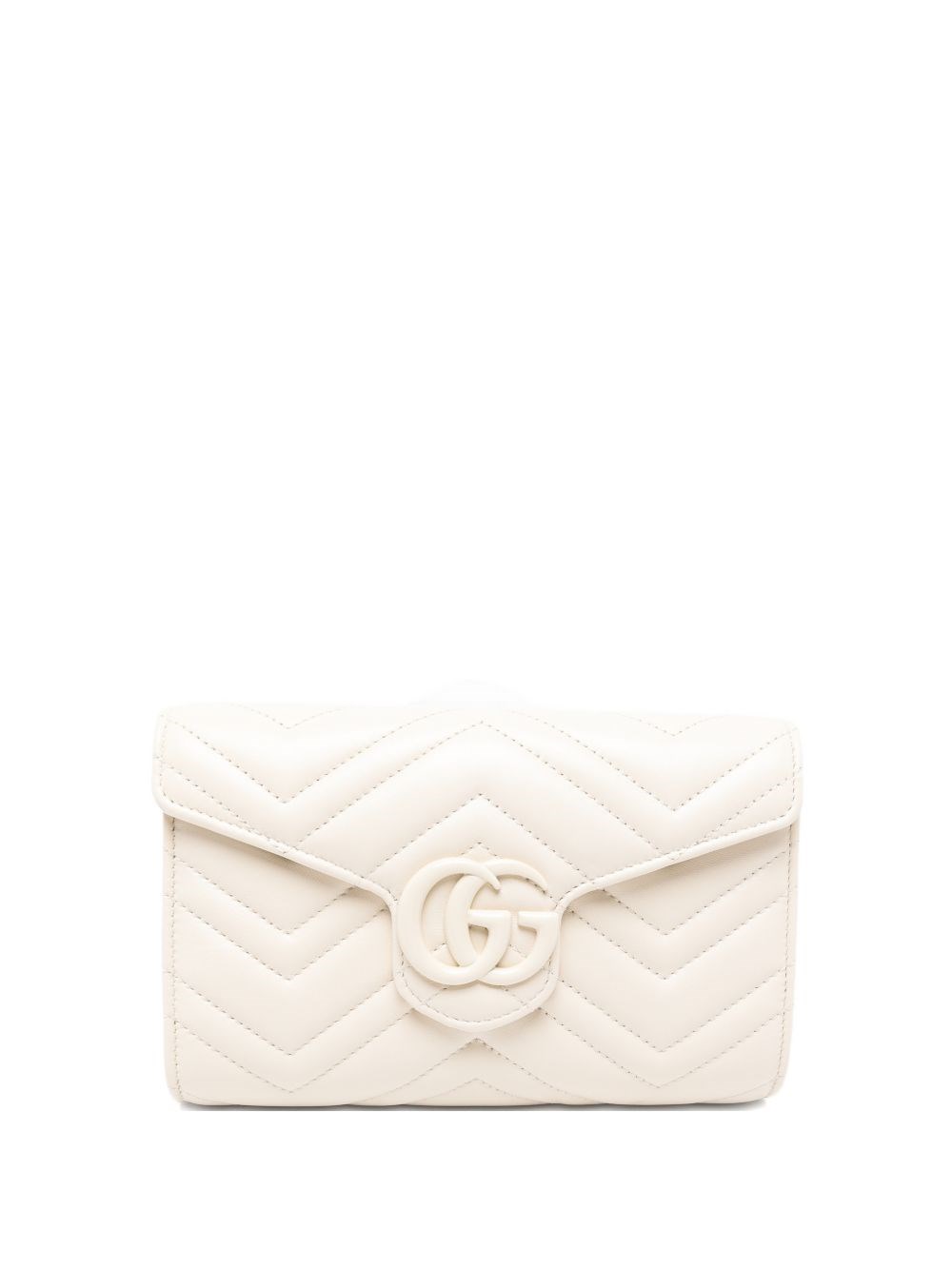 Gucci Gg Marmont Leather Wallet On Chain