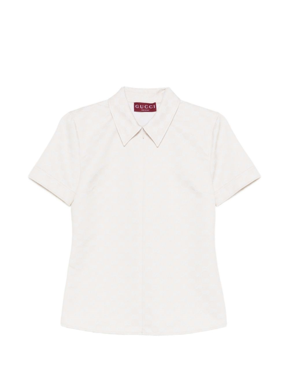 Gucci Gg Cotton Blend Polo Shirt