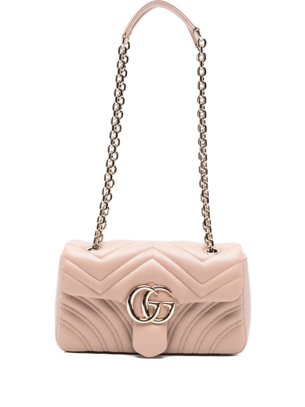 Gucci Borsa A Spalla In Pelle Gg Marmont