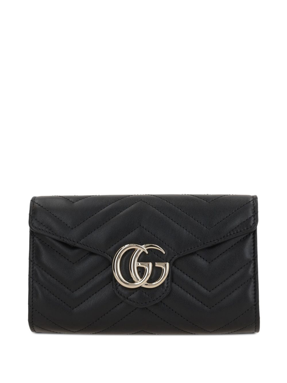 Gucci Gg Marmont Leather Wallet On Chain