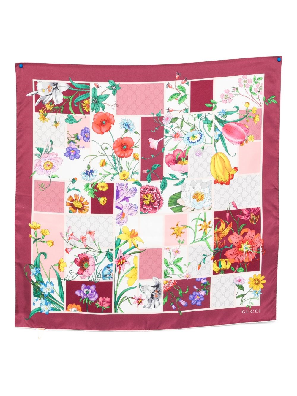 Gucci Printed Silk Foulard