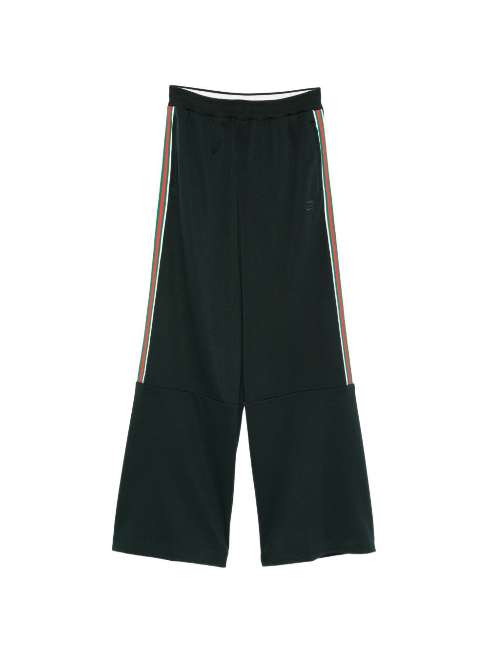 Gucci Web Detail Track Pants In Green
