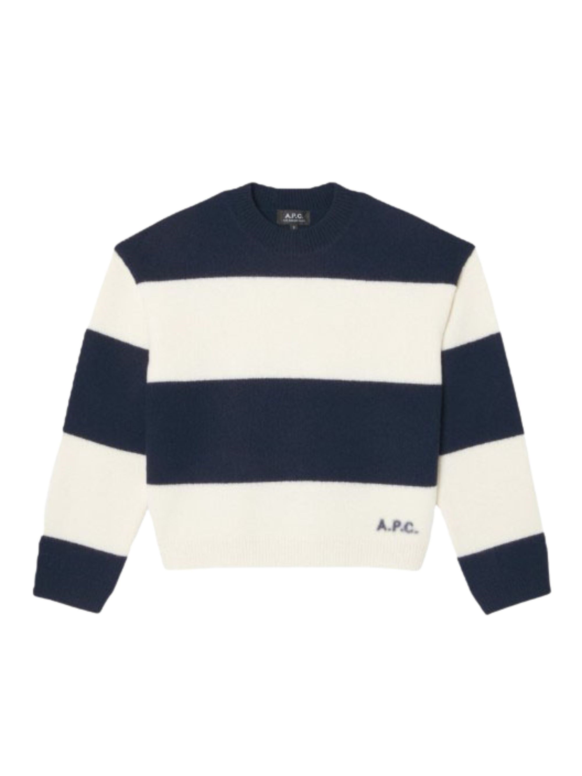 Apc A.p.c. Penny Striped Sweater In Blue
