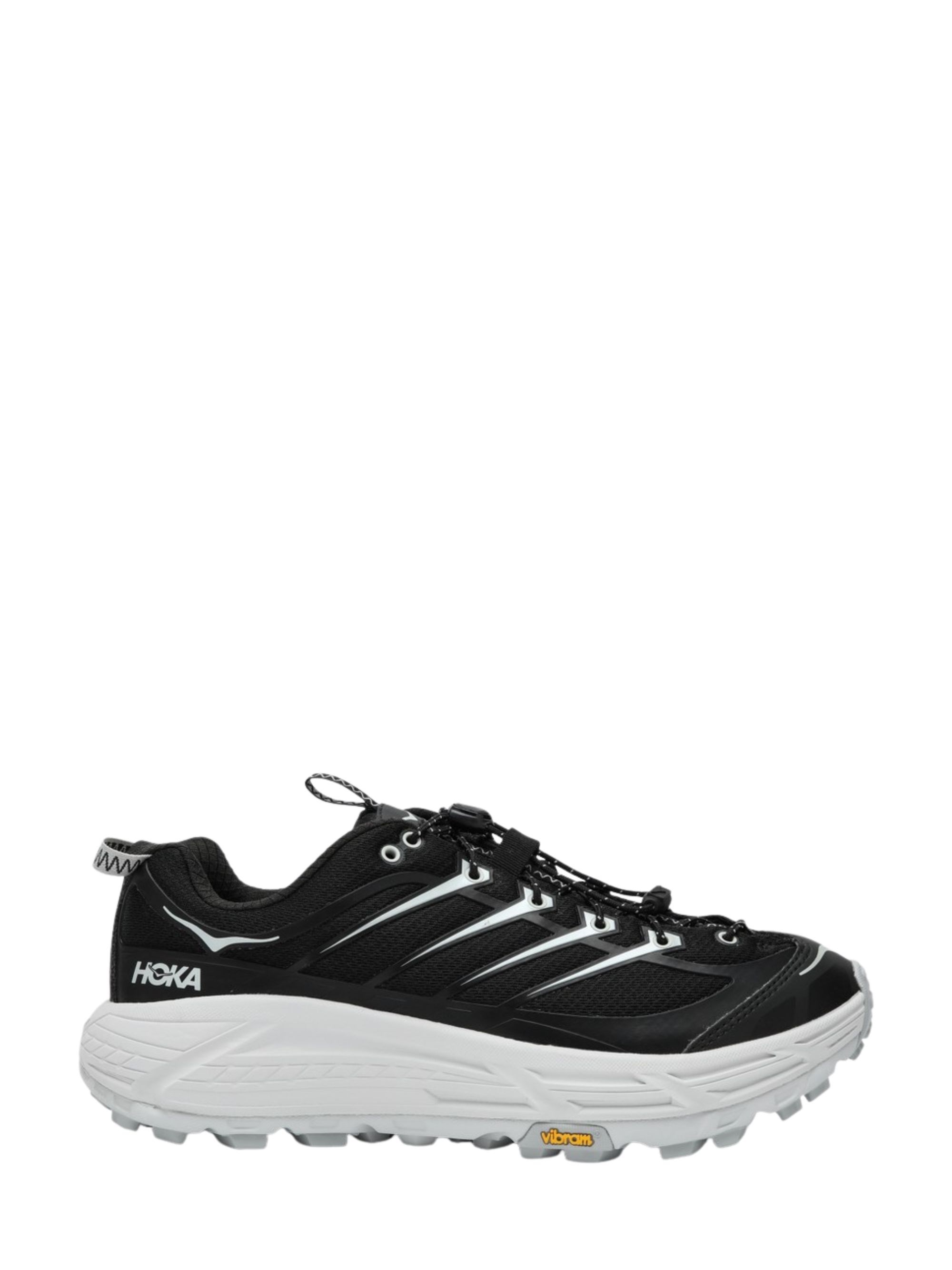 Hoka Black/cosmic Grey Mafate Three2 Sneakers In Black