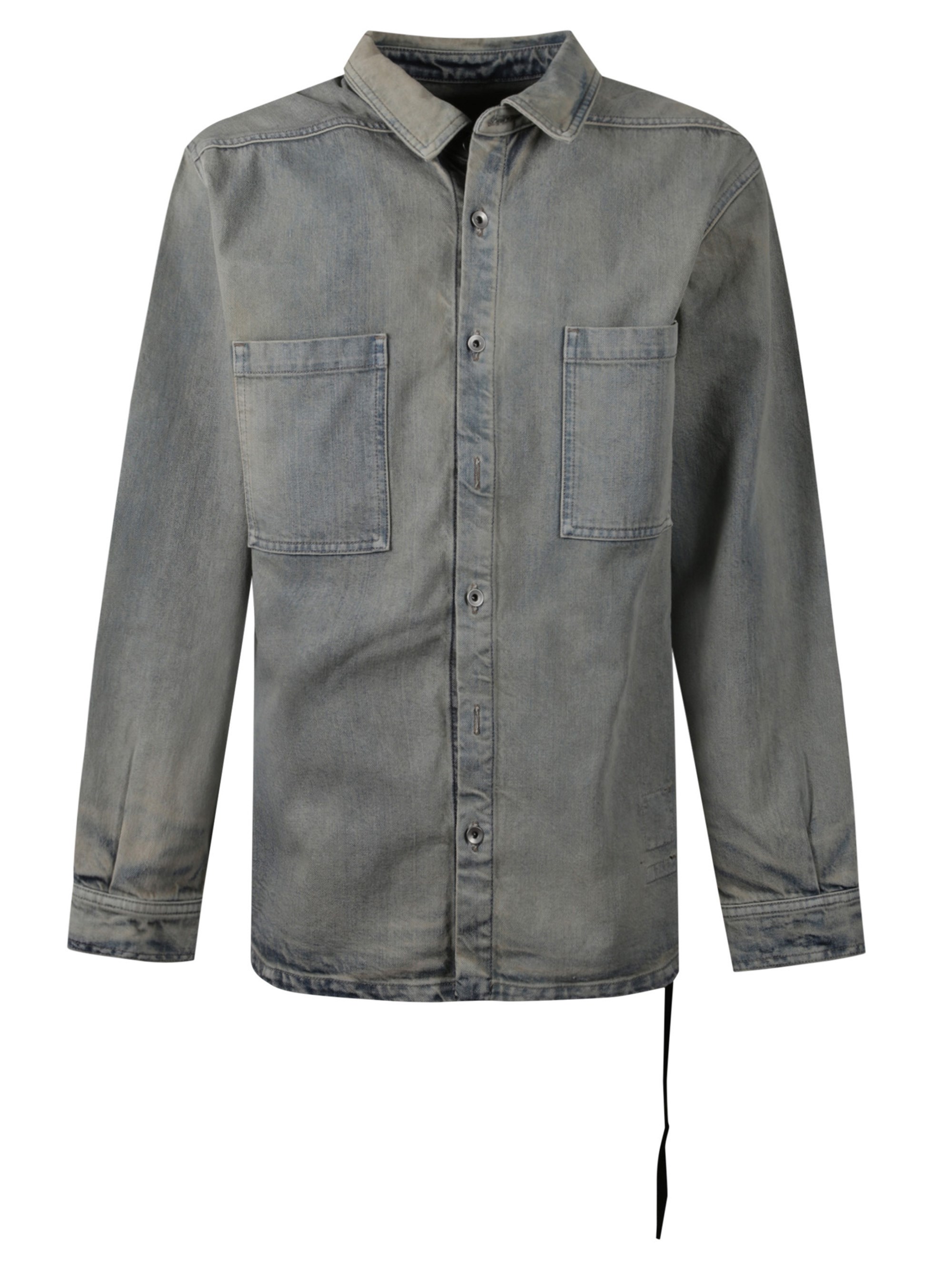 Rick Owens Drkshdw Jumbo Denim Jacket In Blue