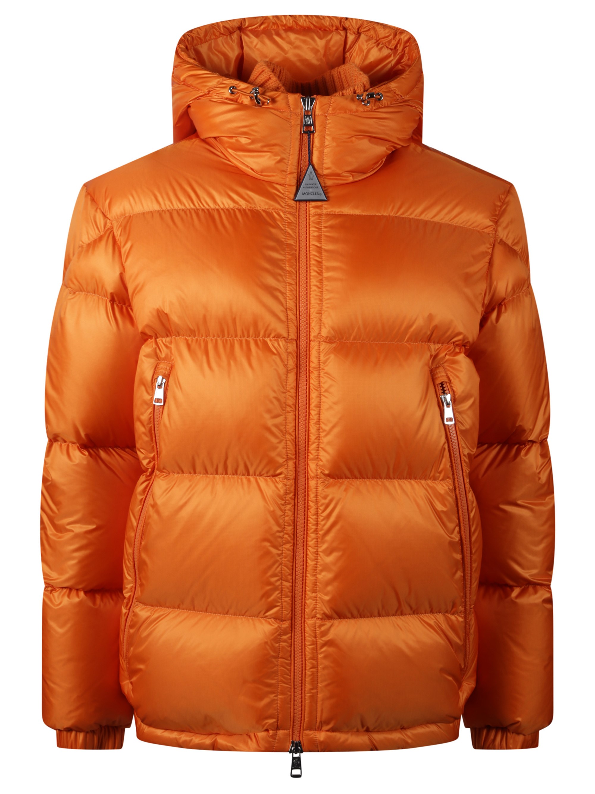 Moncler Rivau Down Jacket In Orange