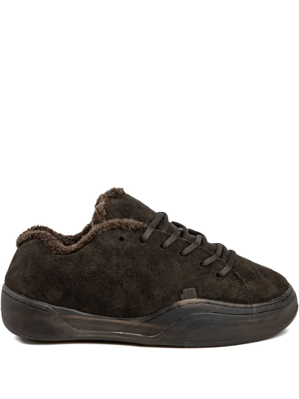 Erl Man Brown Sneakers In Black