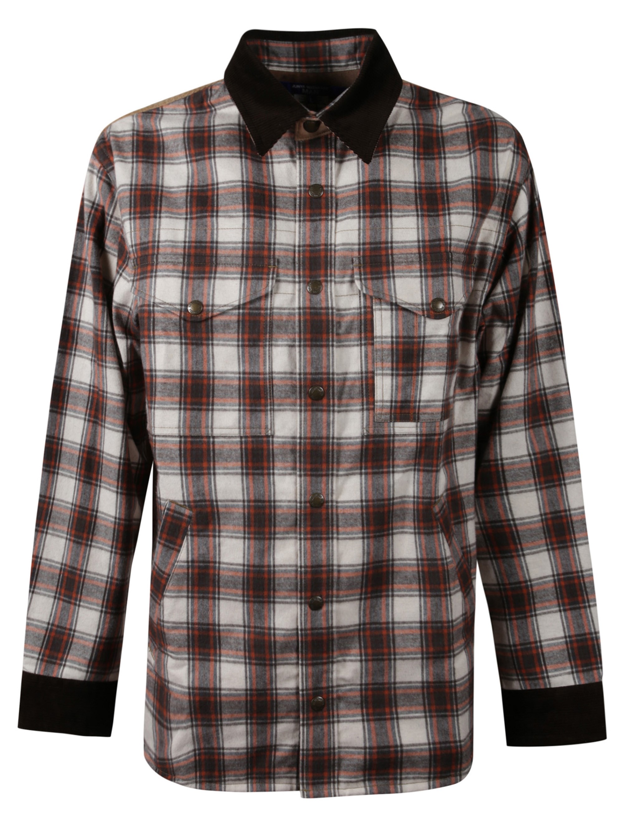 Junya Watanabe Checked Cotton Flannel Shirt Junya Watanabe Checked Cotton Flannel Shirt