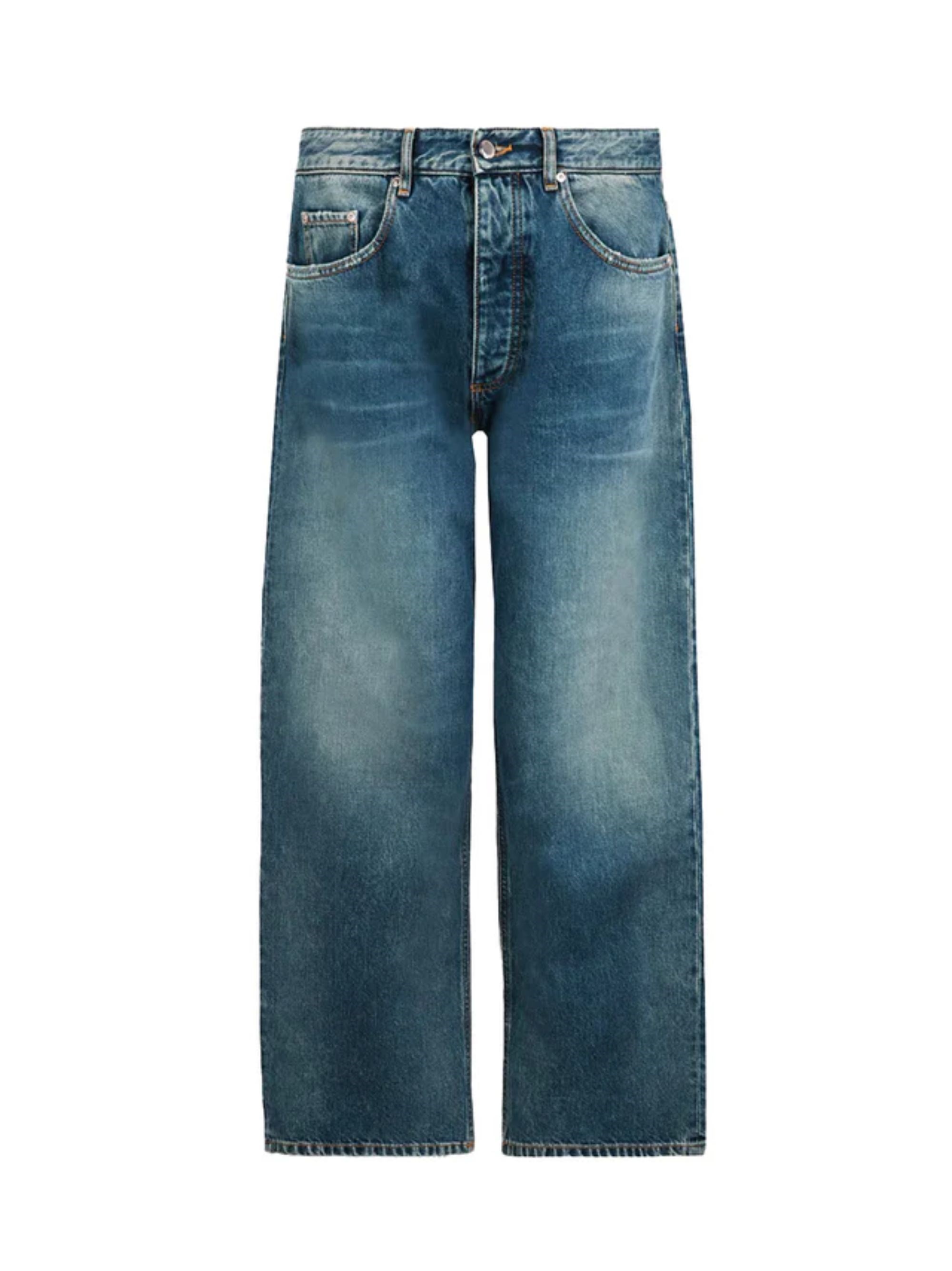 Icon Denim Jill Aged Stone Jeans In Blue