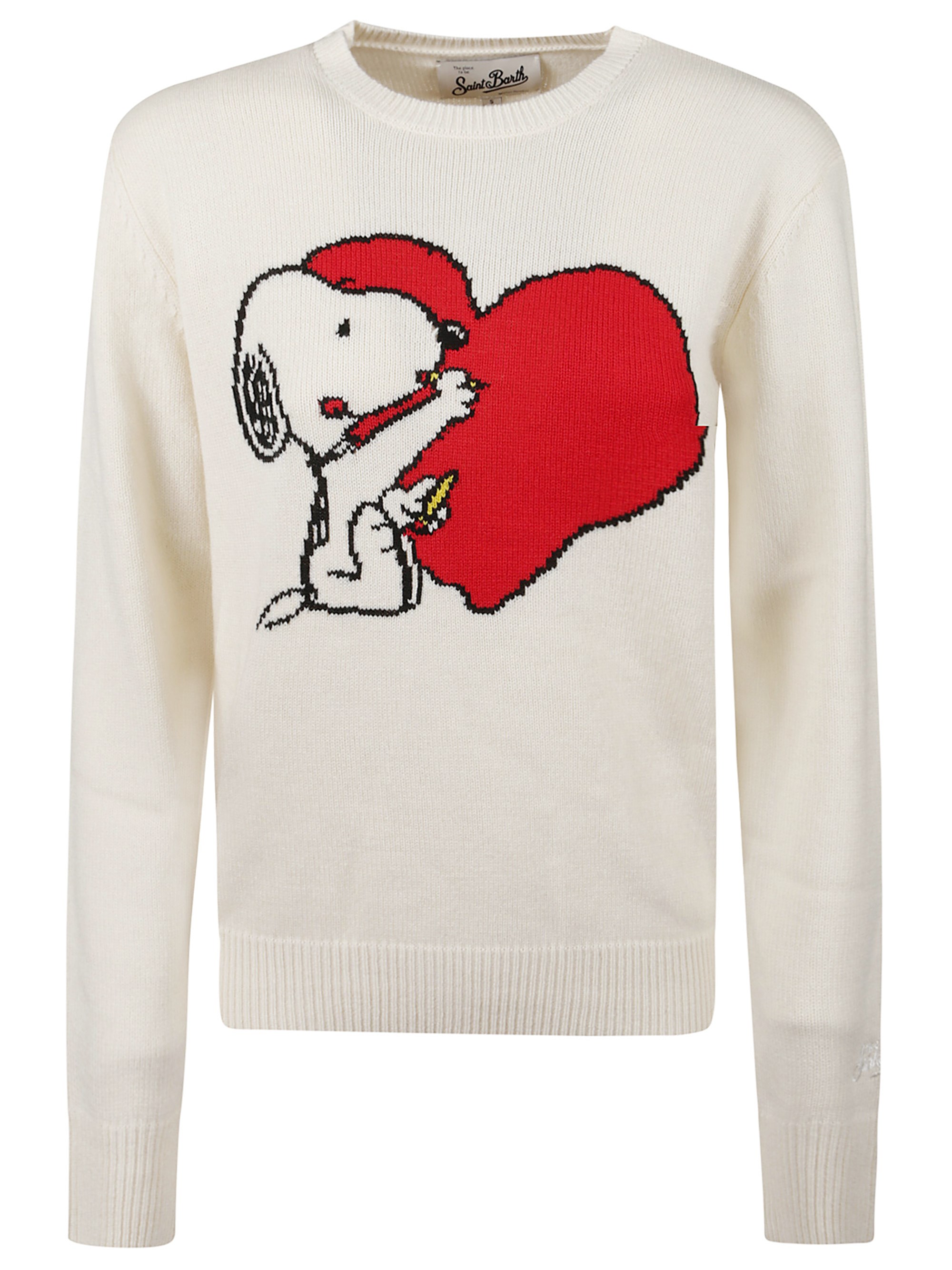 Mc2 Saint Barth New Queen T-shirt In White