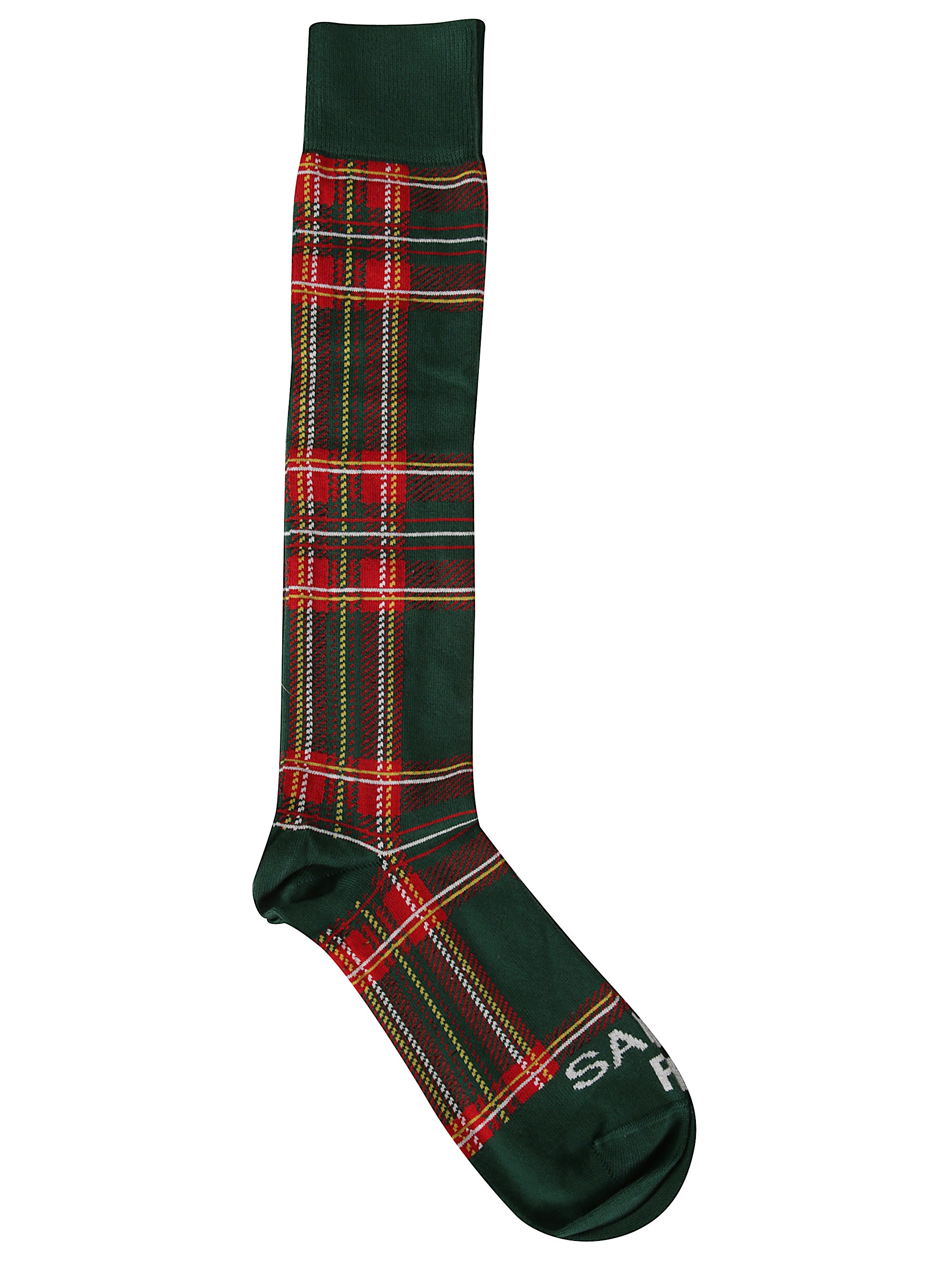 Mc2 Saint Barth Scottish Stocking In Red