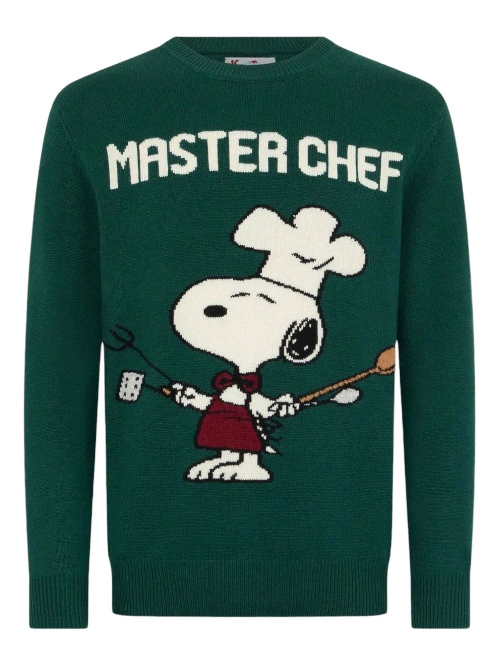 Mc2 Saint Barth Graphic Print Crew Neck Sweatshirt In Green