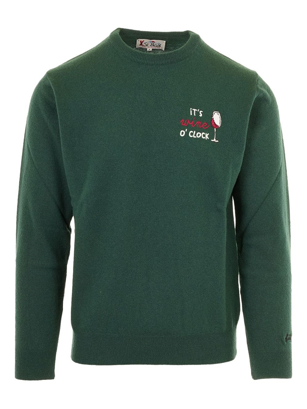 Mc2 Saint Barth Heron Sweatshirt In Green
