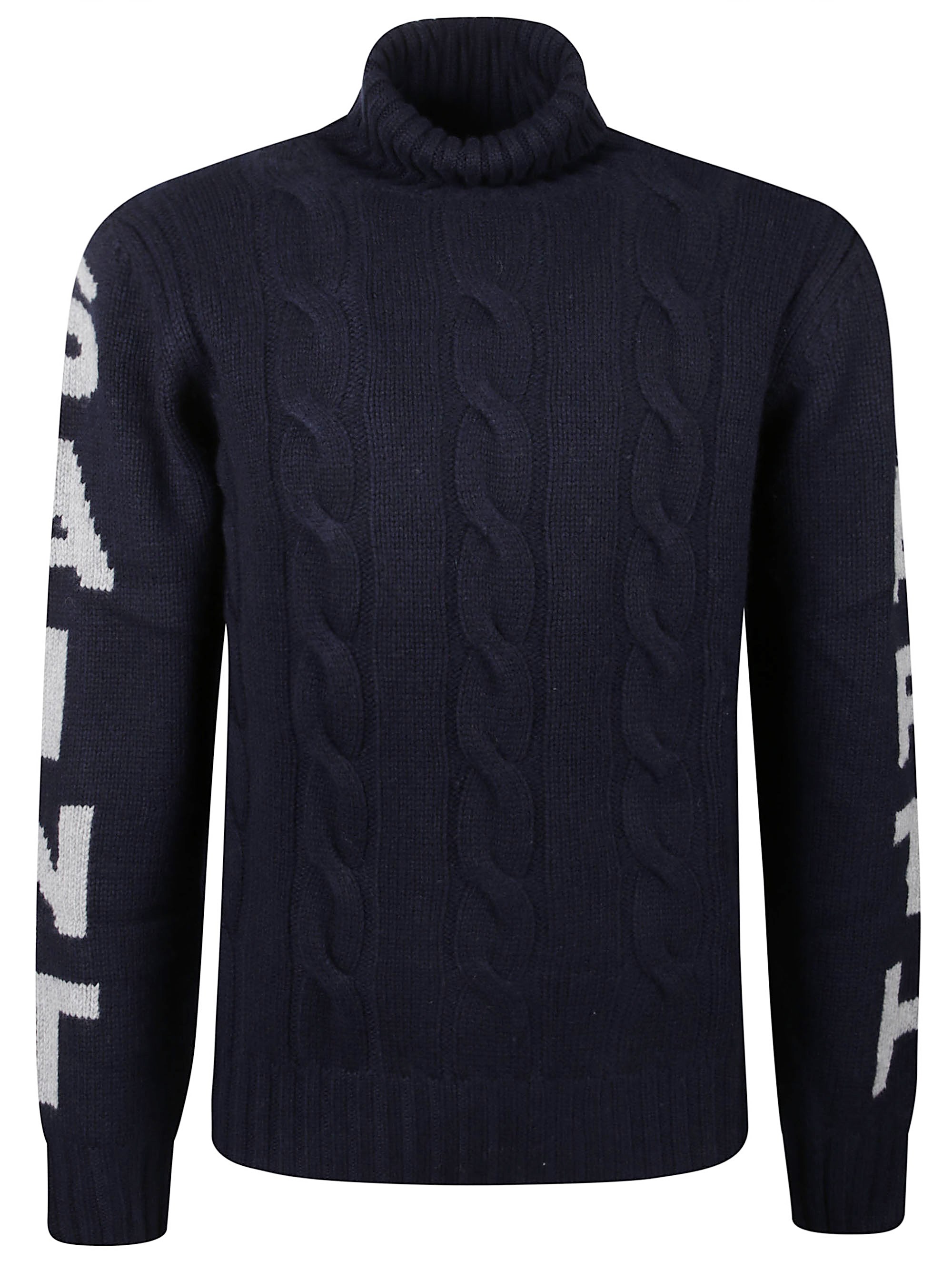 Mc2 Saint Barth Fisherman Turtleneck In Blue