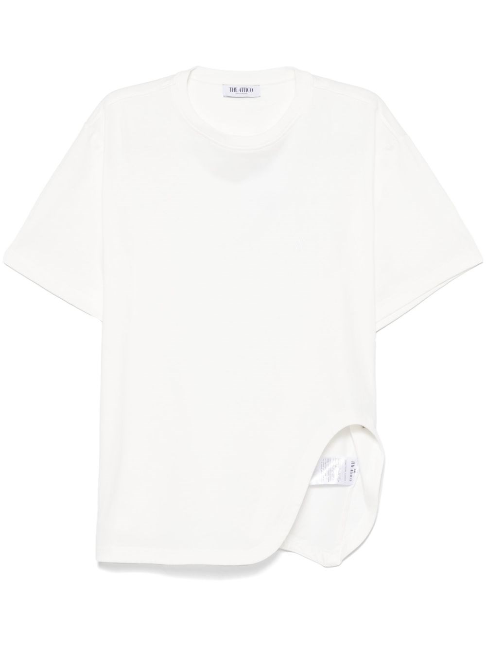 The Attico Asymmetric Cotton T-Shirt　The Attico アシンメトリー コットン T シャツ The