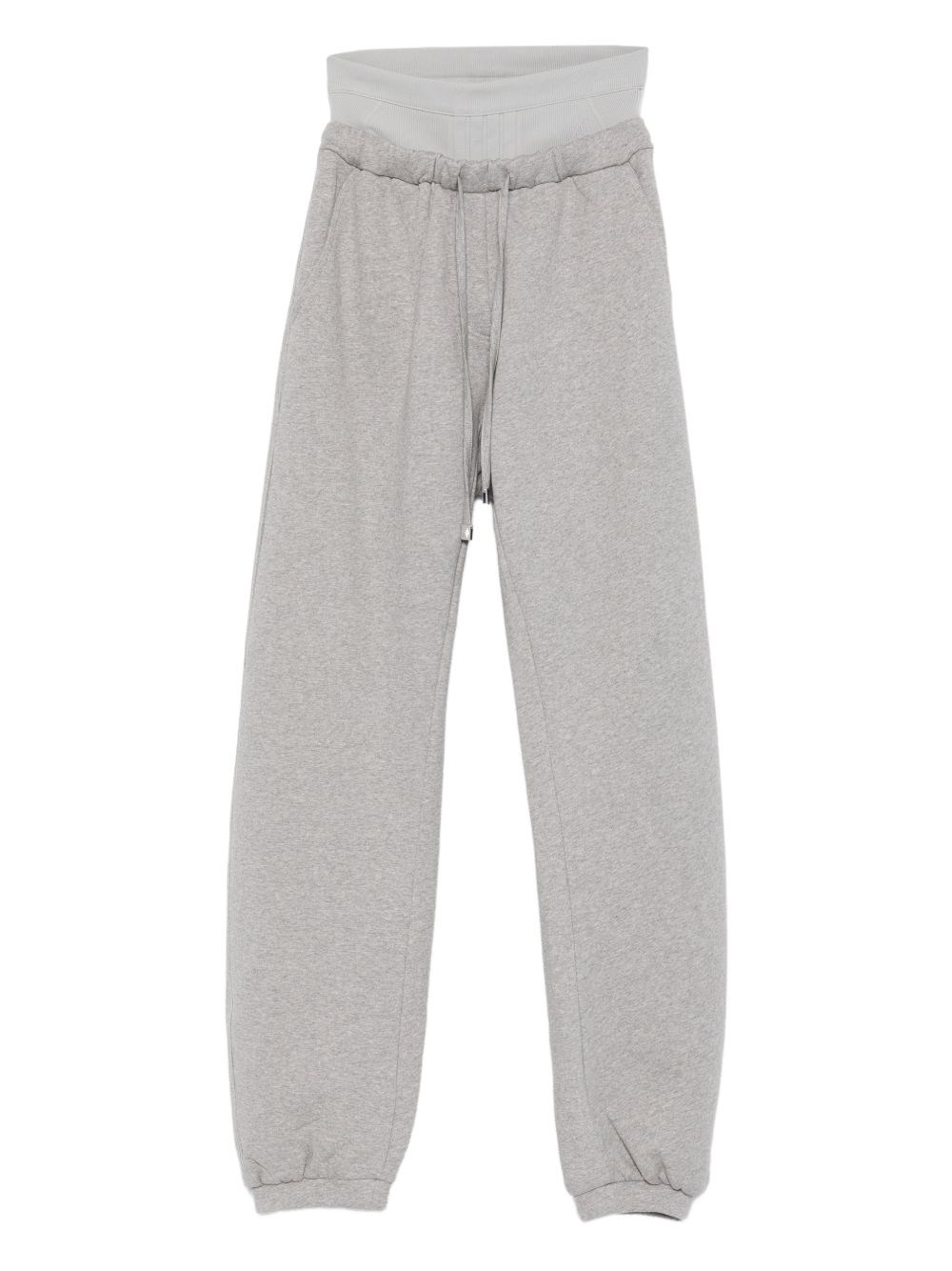 Attico The  Cotton Sweatpants In Gray