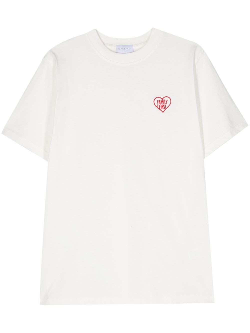T-Shirt With Embroidery - Family First - Modalova