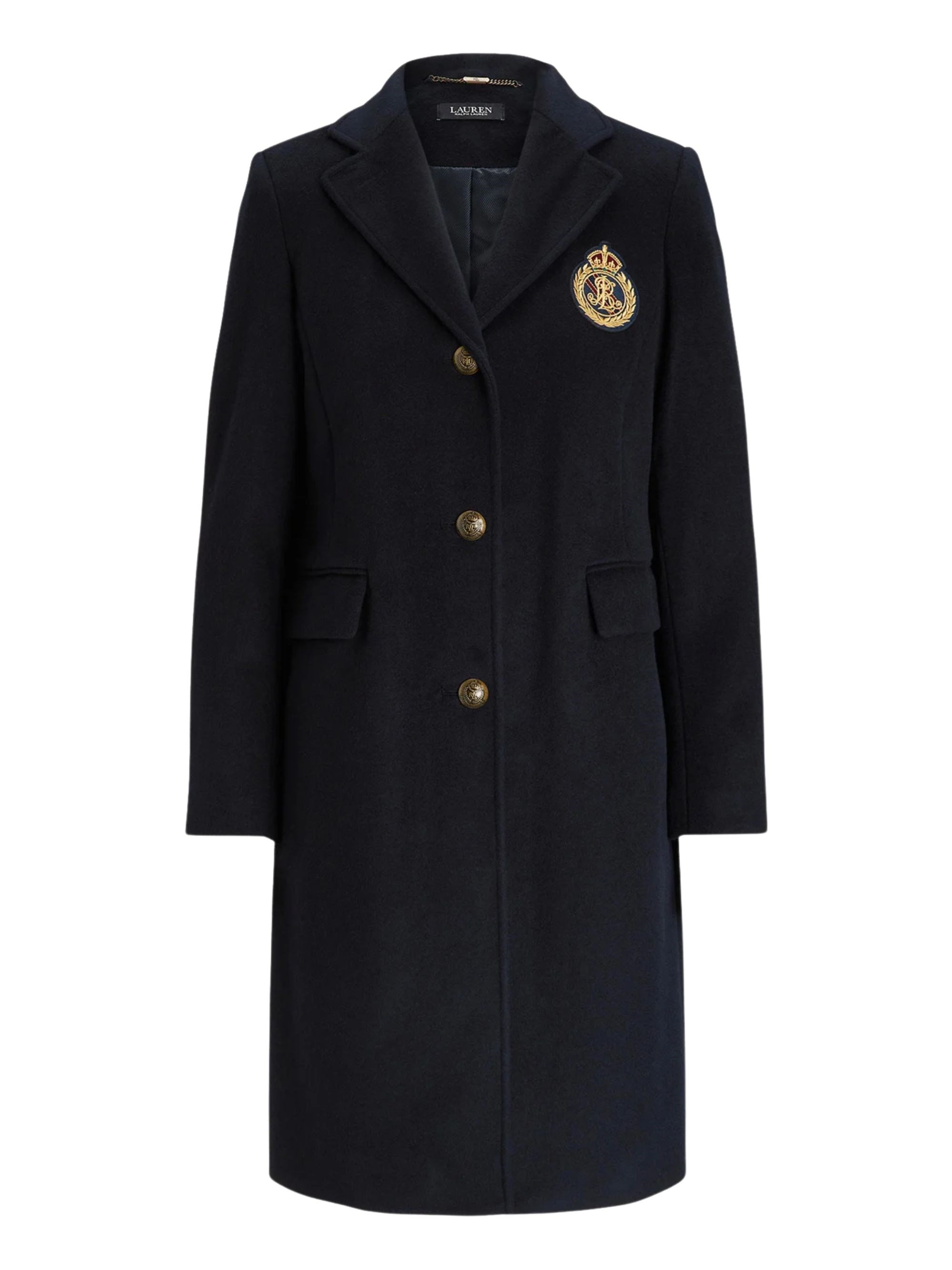 Ralph Lauren Belted Coat In Blue