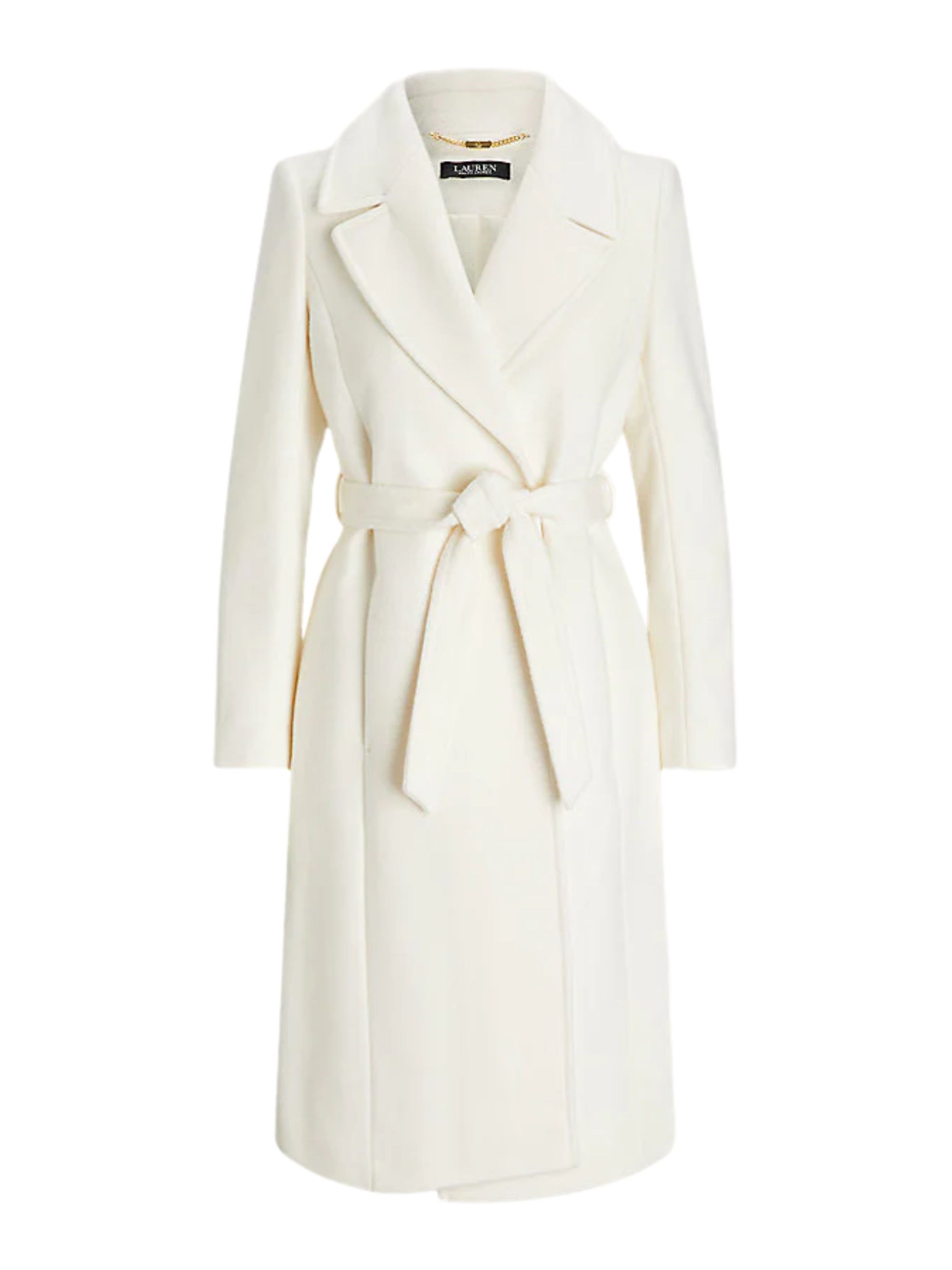 Ralph Lauren Belted Coat In White