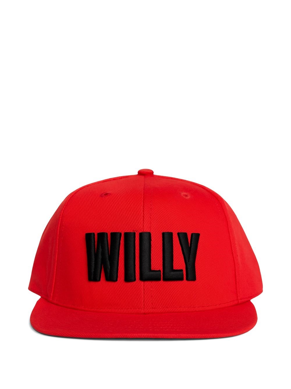 Willy Chavarria Logo-embroidered Baseball Hat In Red