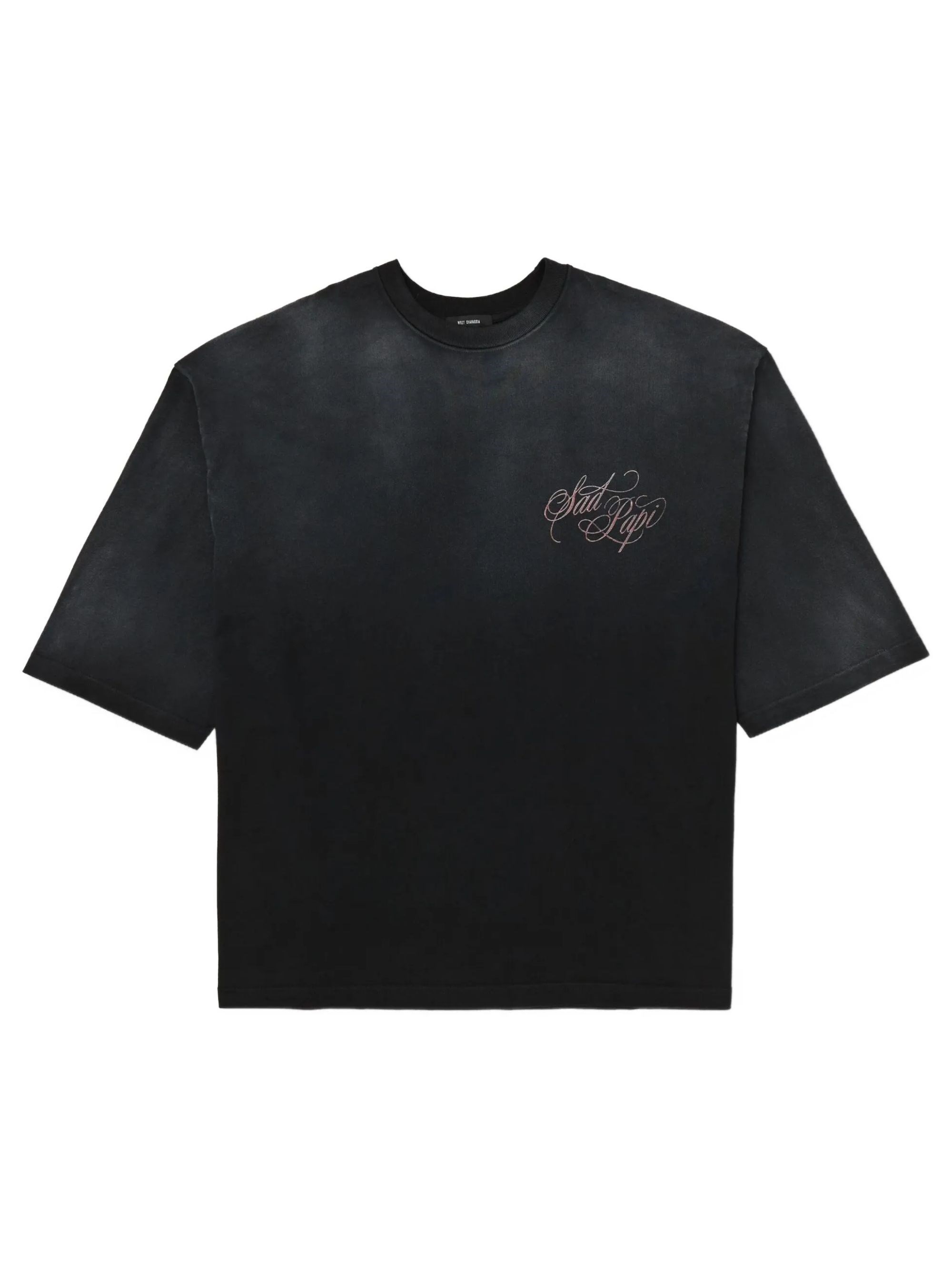 Willy Chavarria Sad Papi Buffalo T-shirt In Black