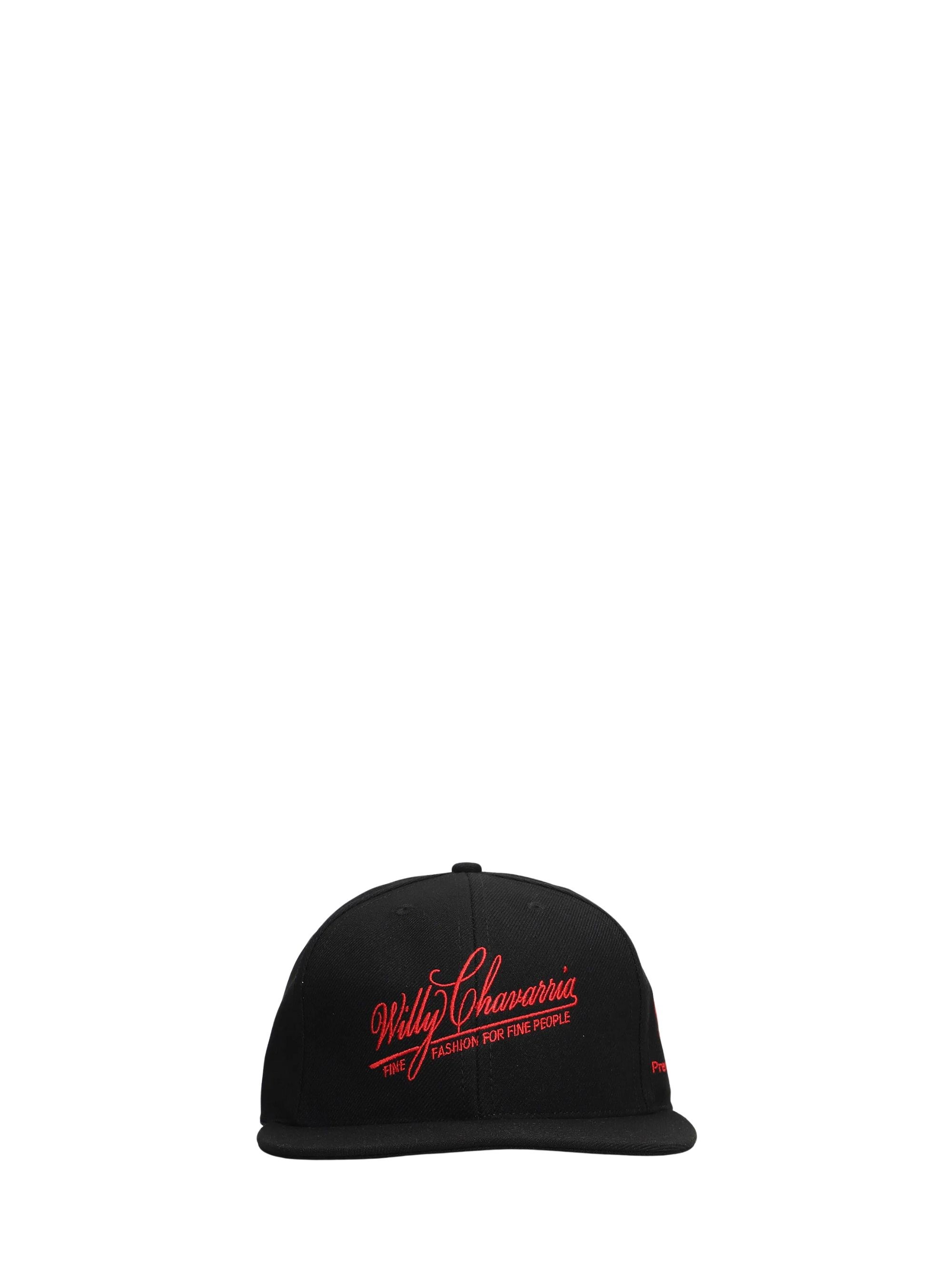 Willy Chavarria Fine Fashion Hat In Black