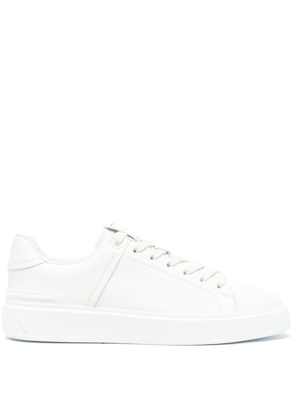 Balmain B-court Sneakers - Leather - White In Multi