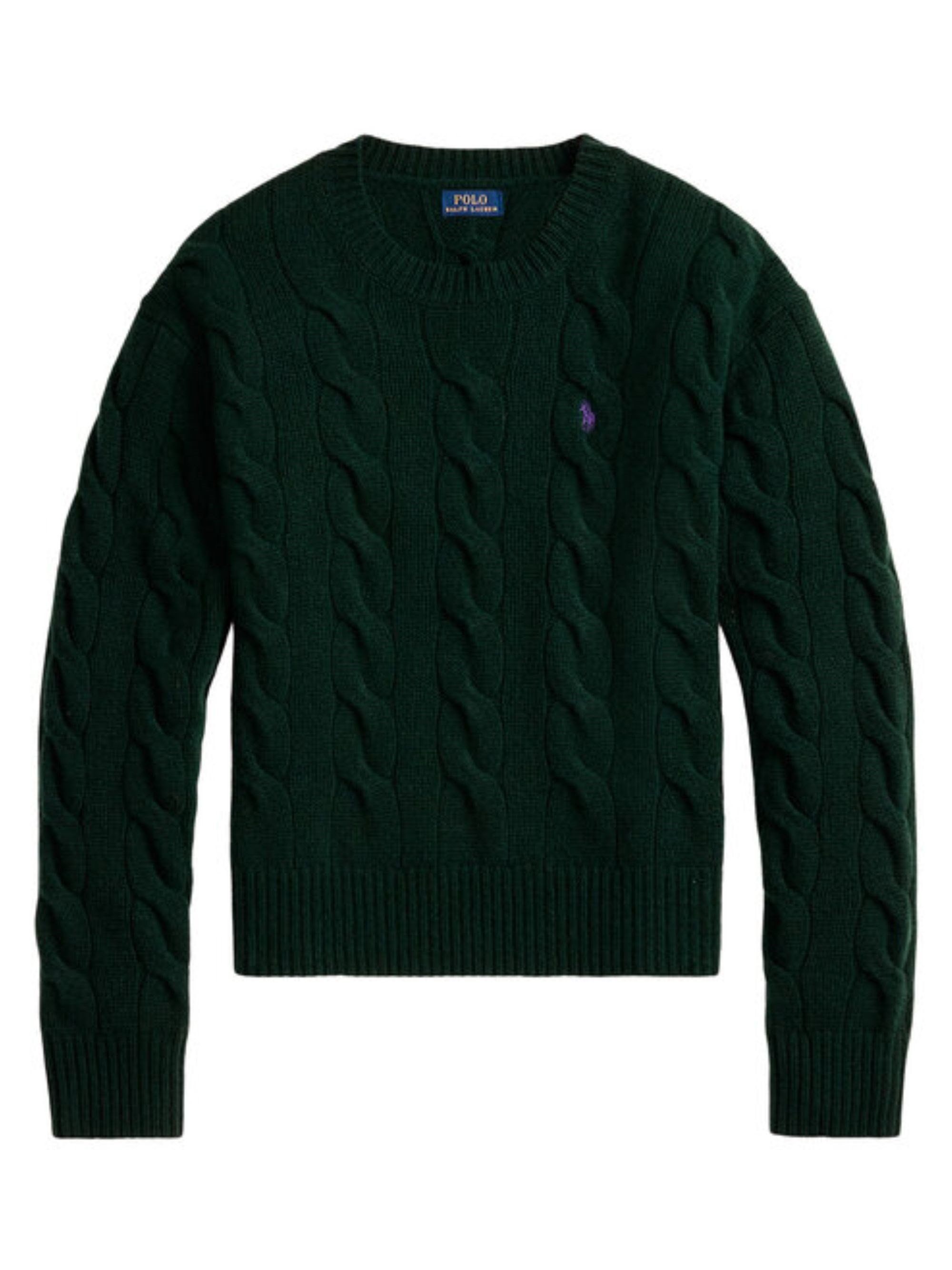 Polo Ralph Lauren Cable Knit Sweater In Green