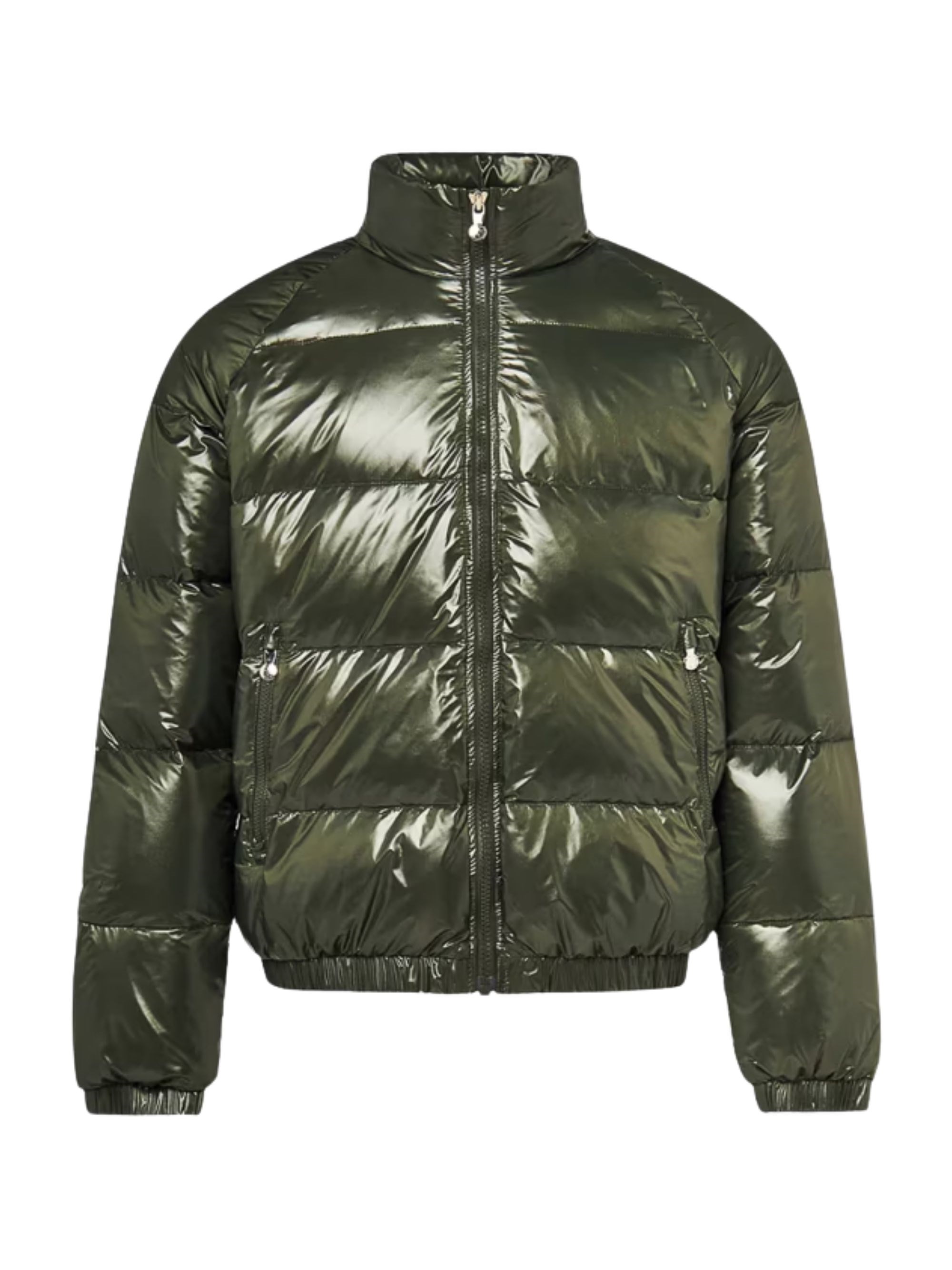 Pyrenex Vintage Mythic Down Jacket With High Collar In Green