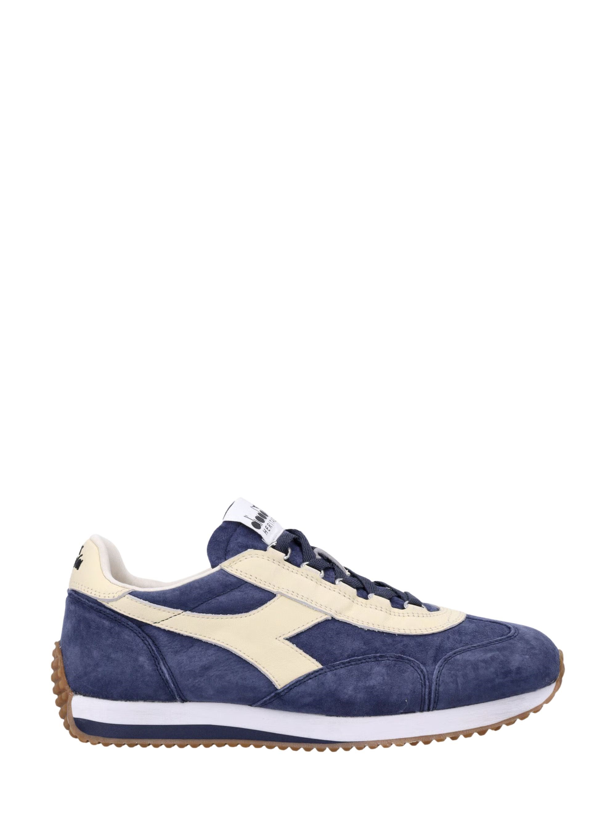 Diadora Men Blue Lace Up Sneakers, 8.5 Luxury Sneakers For Men Darveys In Blue