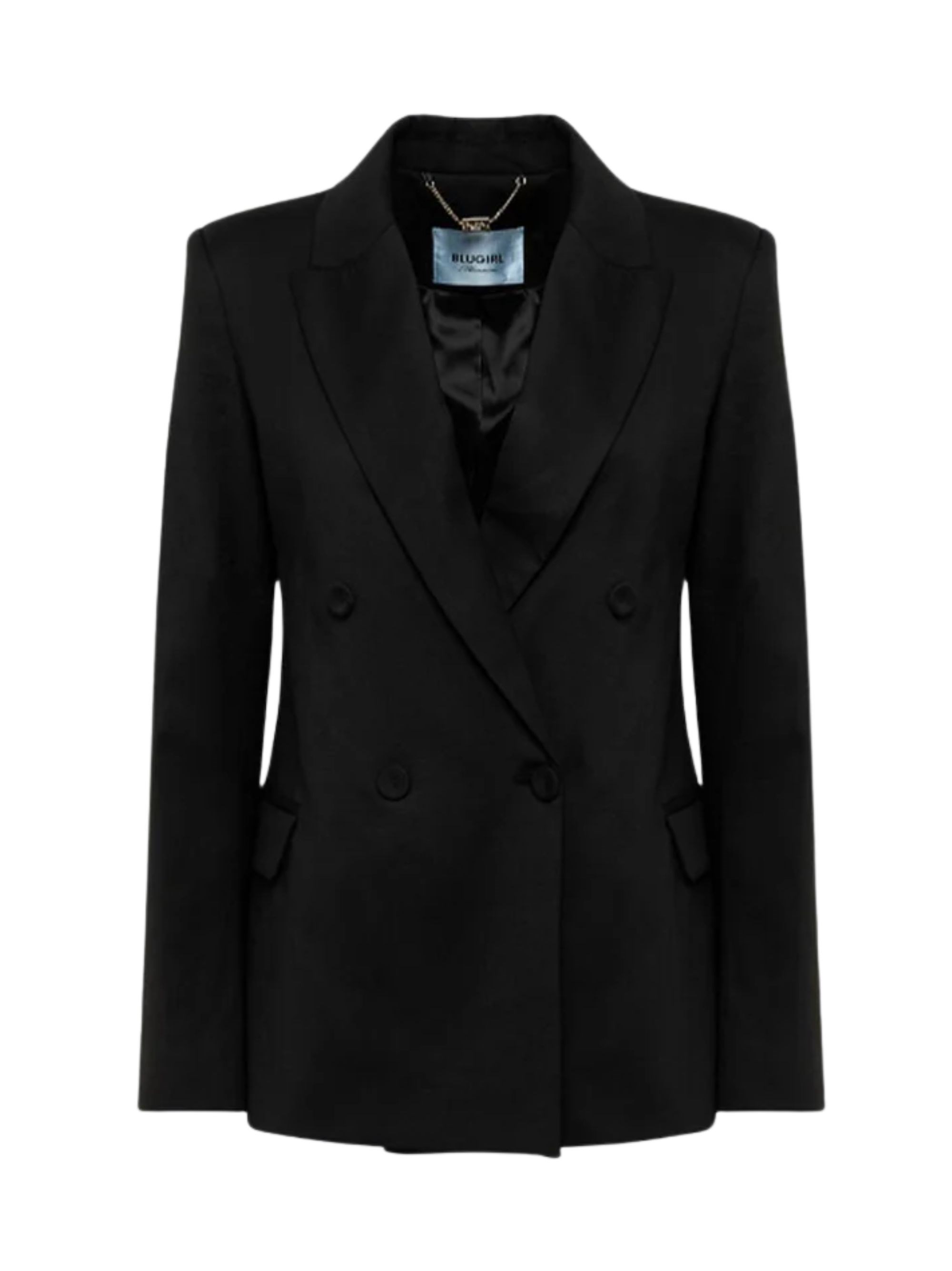 Blugirl Long-sleeved Suit Jacket In Black