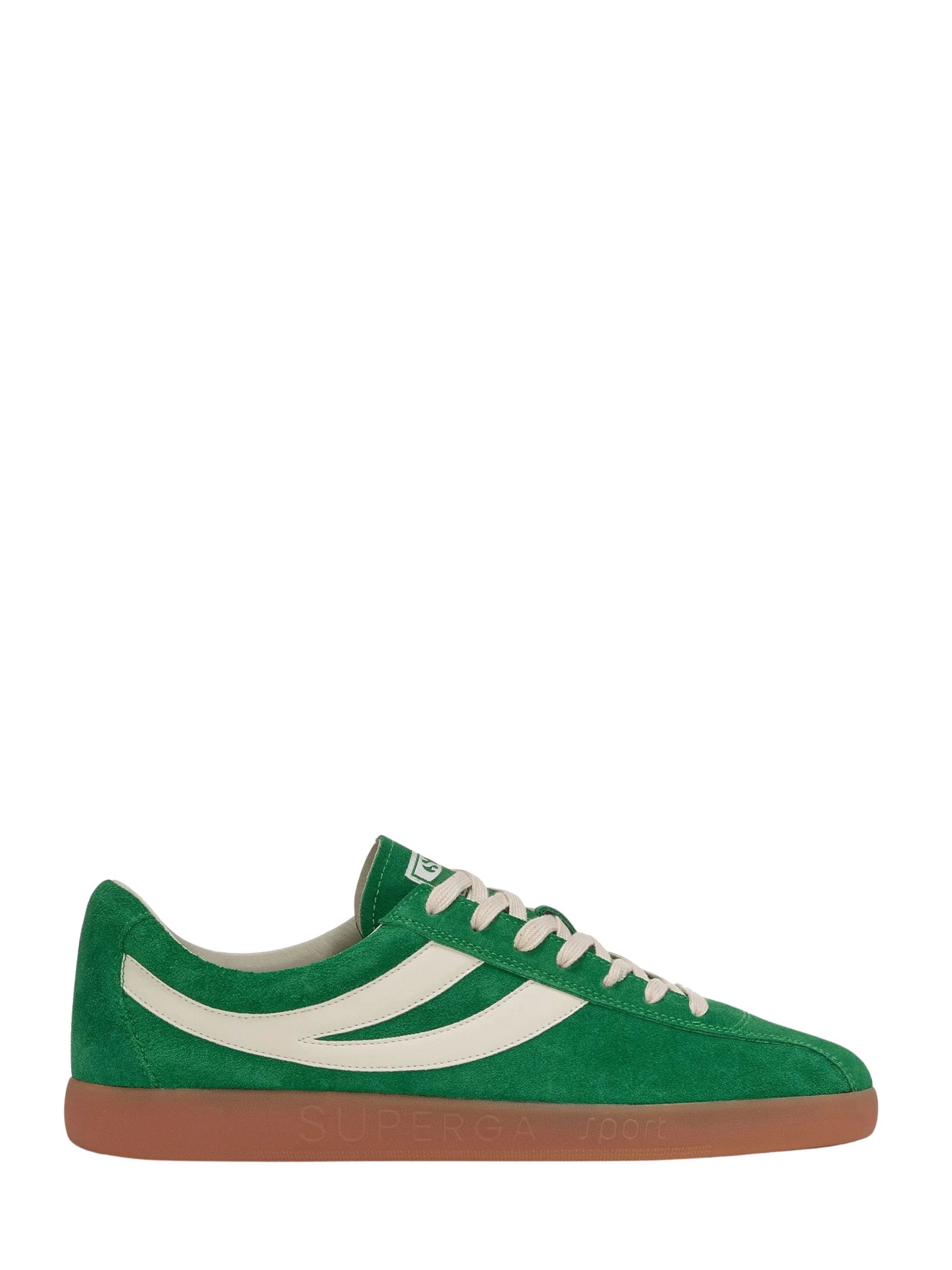 Superga 1960 Capri Sport Leather Sneakers In Green
