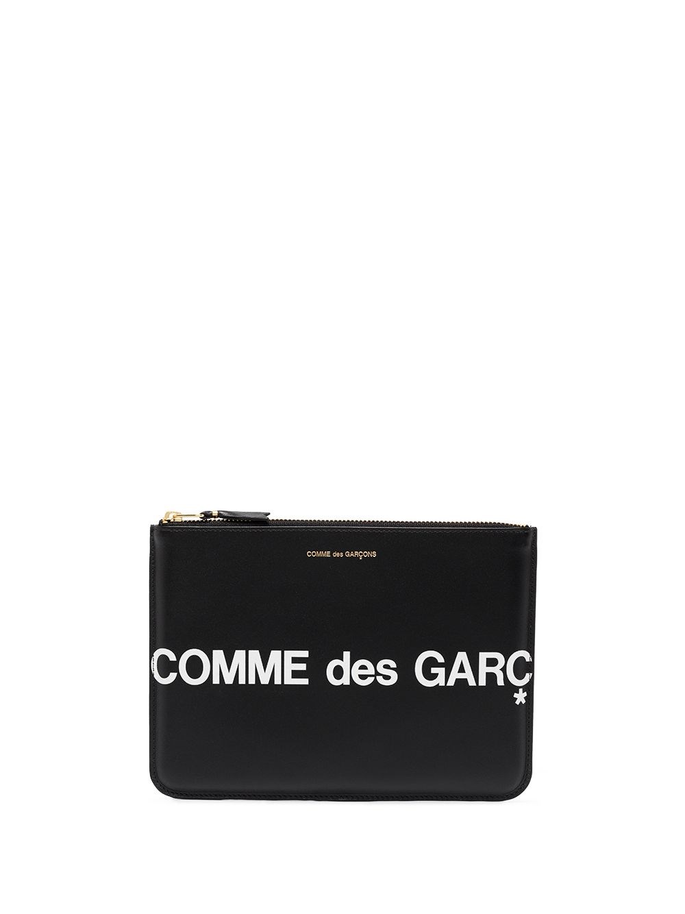 COMME DES GAR�ONS Logo Leather Pouch