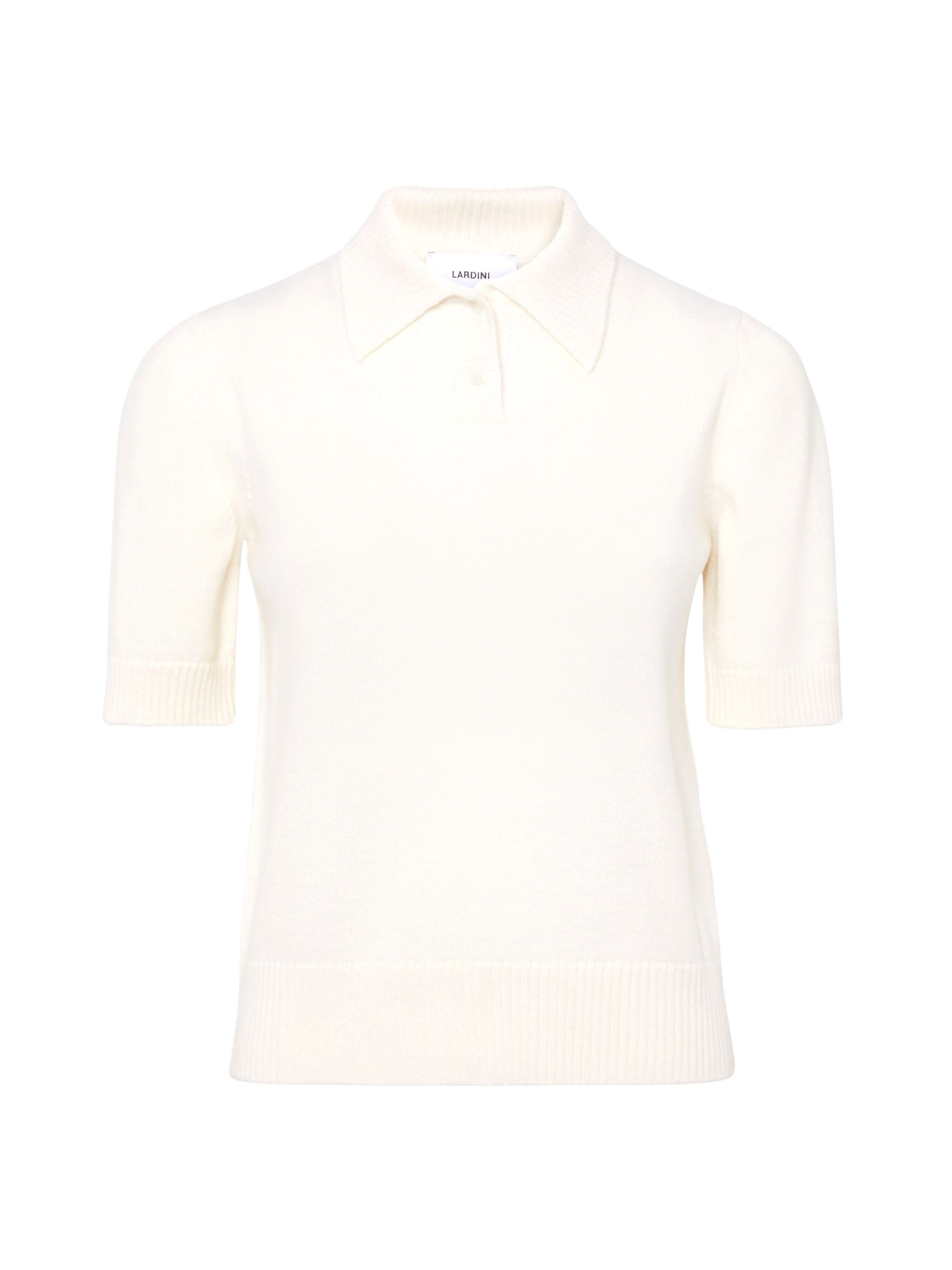 Lardini Short Sleeve Polo In Neutral