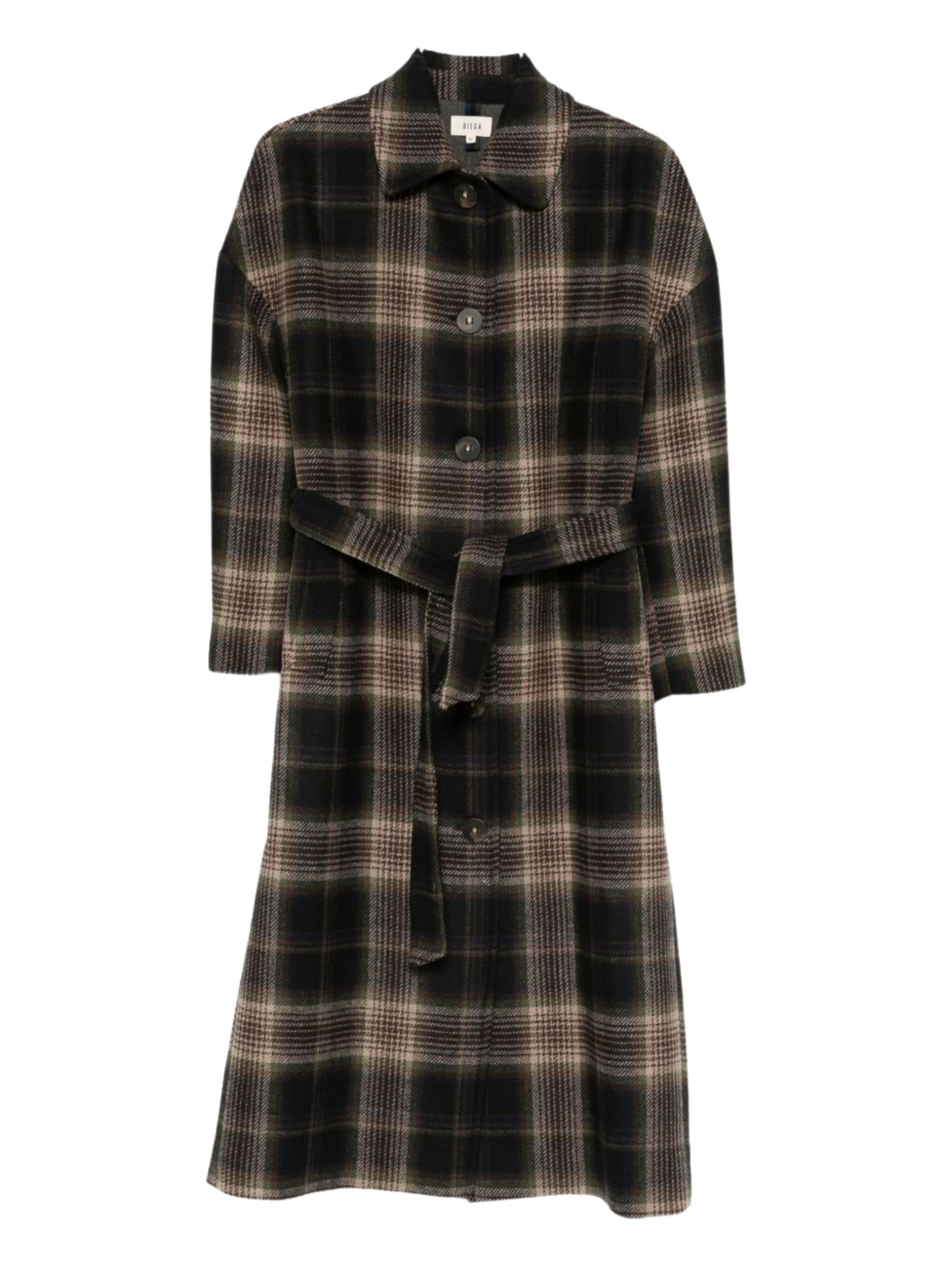 Diega Long Coat Mingo In Black