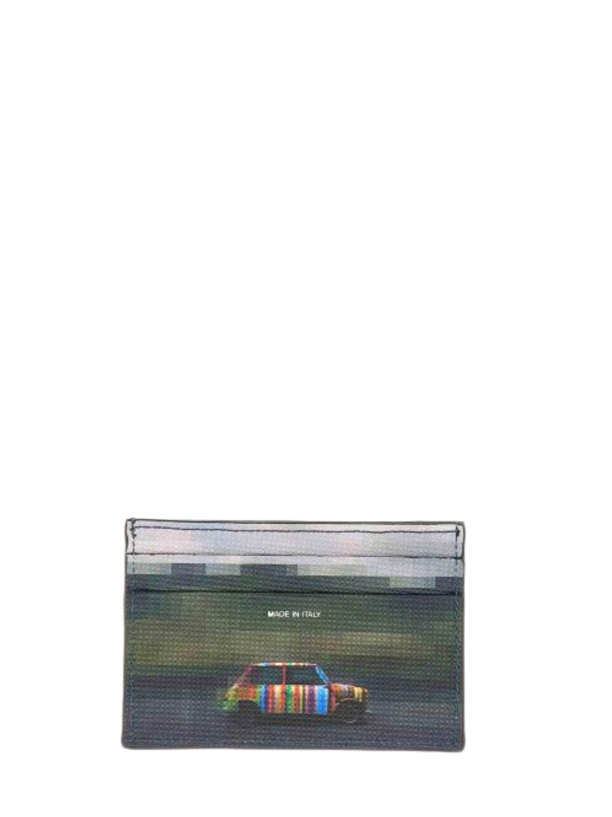 Paul Smith Credit Card Holder With Printing In Multi