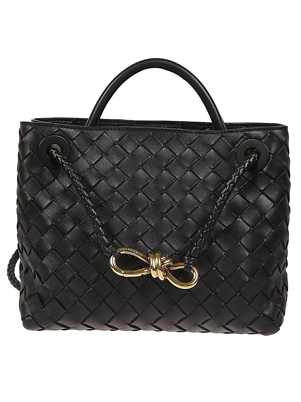 Bottega Veneta Andiamo Small Leather Tote Bag