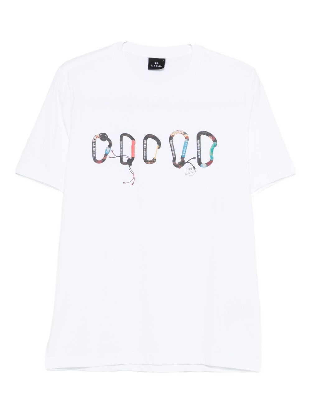 PS PAUL SMITH Carabiner Organic Cotton T-Shirt