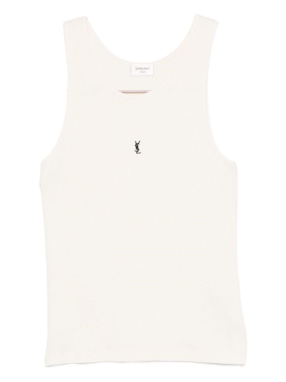 Saint Laurent Logo Cotton Tank Top