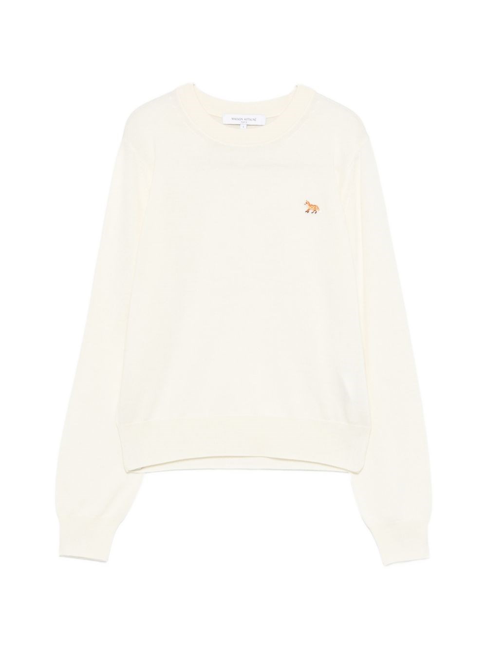 MAISON KITSUNE' Baby Fox Wool Crewneck Jumper