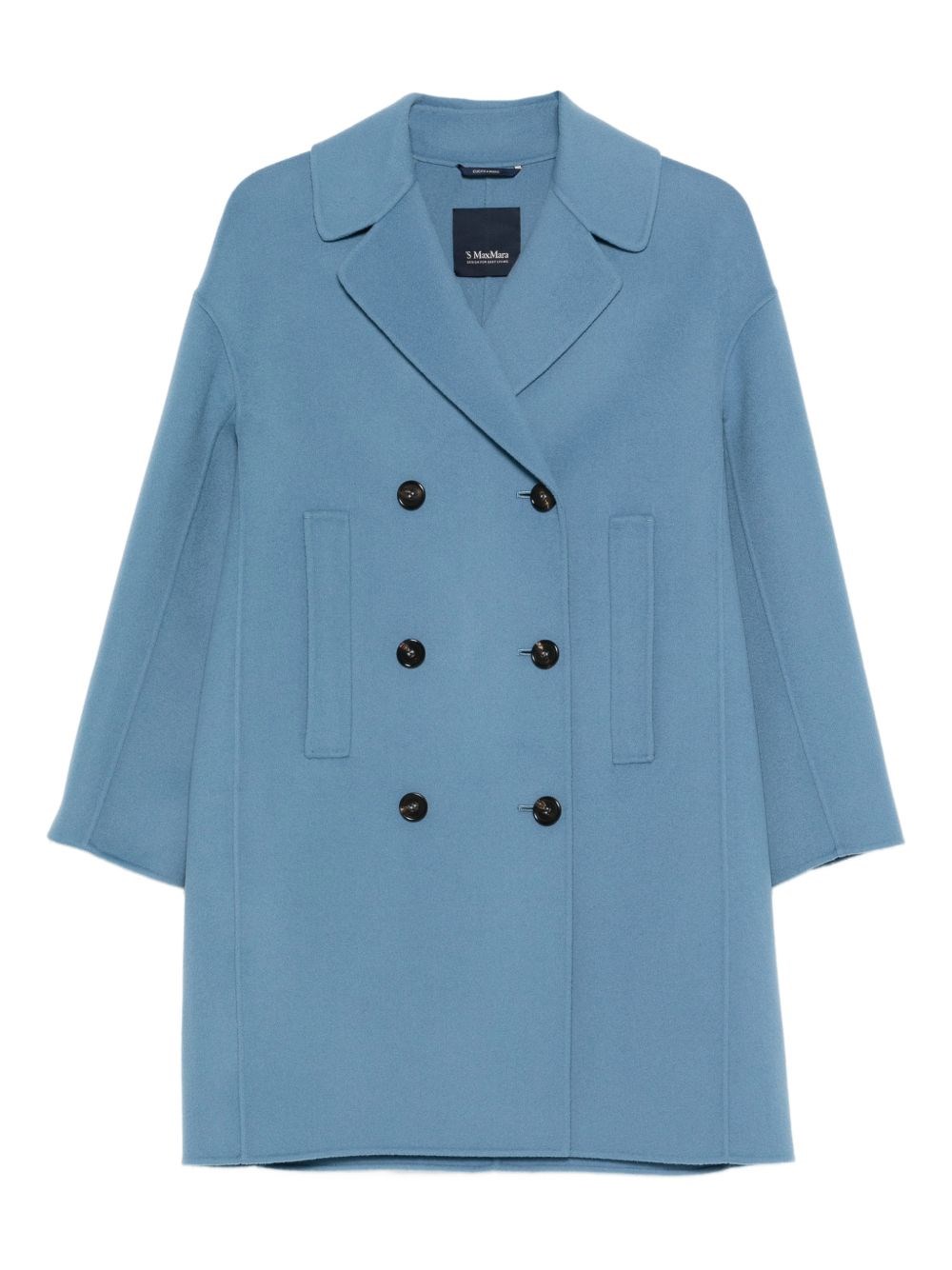 S Max Mara Wool Double-Breasted Coat